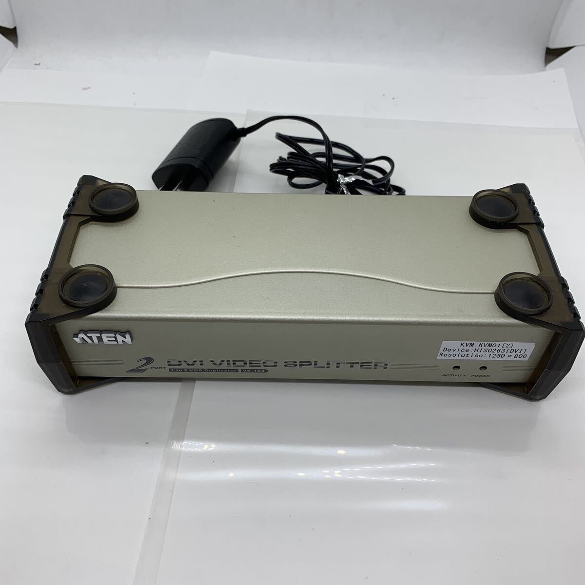 S155)中古品 ATEN 2-Port DVI Video Splitter 2ポートスイッチ VS162 複數在庫拍卖