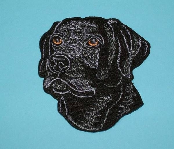 //*★ ラブラドール ワッペン 犬 アップリケ NO1 戌年 DOG ★ アイロン接着OK ☆拍卖