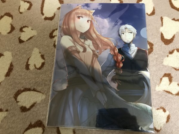 d093クリアファイル 狼と香辛料  メロンブックス特典 非売品 ホロ ロレンス 文倉十拍卖