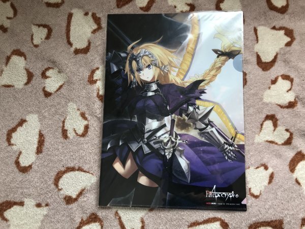 d094クリアファイル FGO Fate/Apocrypha CD購入特典 ジャンヌ ジークフリート拍卖