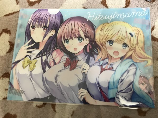 d085クリアファイル ひつじたかこ) C93/おとな出版 特典 母乳ちゃん キスアト リプキス love clear拍卖