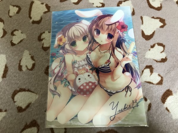 d090クリアファイル ゆき恵) C94/Peach Candy 水着 メロンブックス特典拍卖