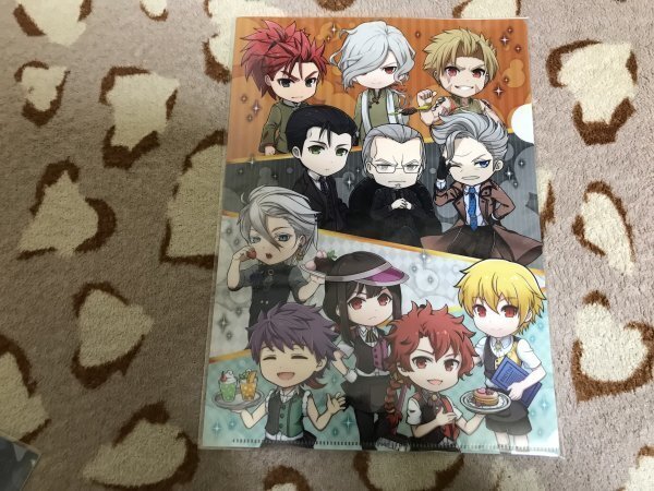 d086クリアファイル FGO Fate Grand Order コラボカフェ カルデアボーイズ エドモン ホームズ カルナ アレキサンダー ギルガメッシュ拍卖