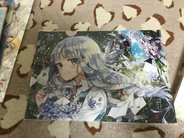 d097クリアファイル 鳩子のあやかし郵便屋さん。 雪子 3巻 メロンブックス特典 非売品拍卖