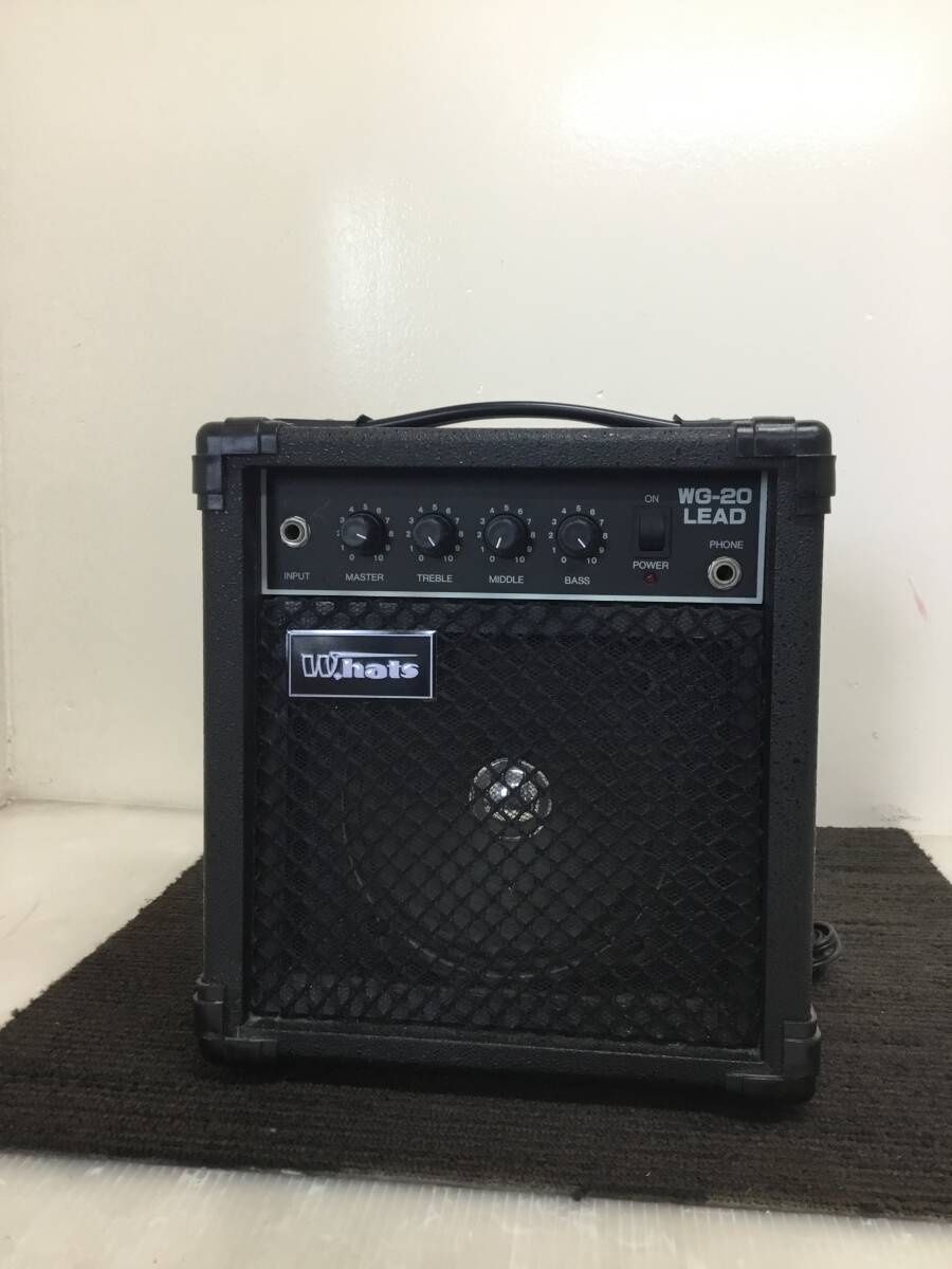 ★岐阜発 △ W.hats / ギターアンプ △ WG-20 LEAD / 音出し確認 / オーディオ機器 / ガリ音あり / 現状品 R6.9/28★拍卖