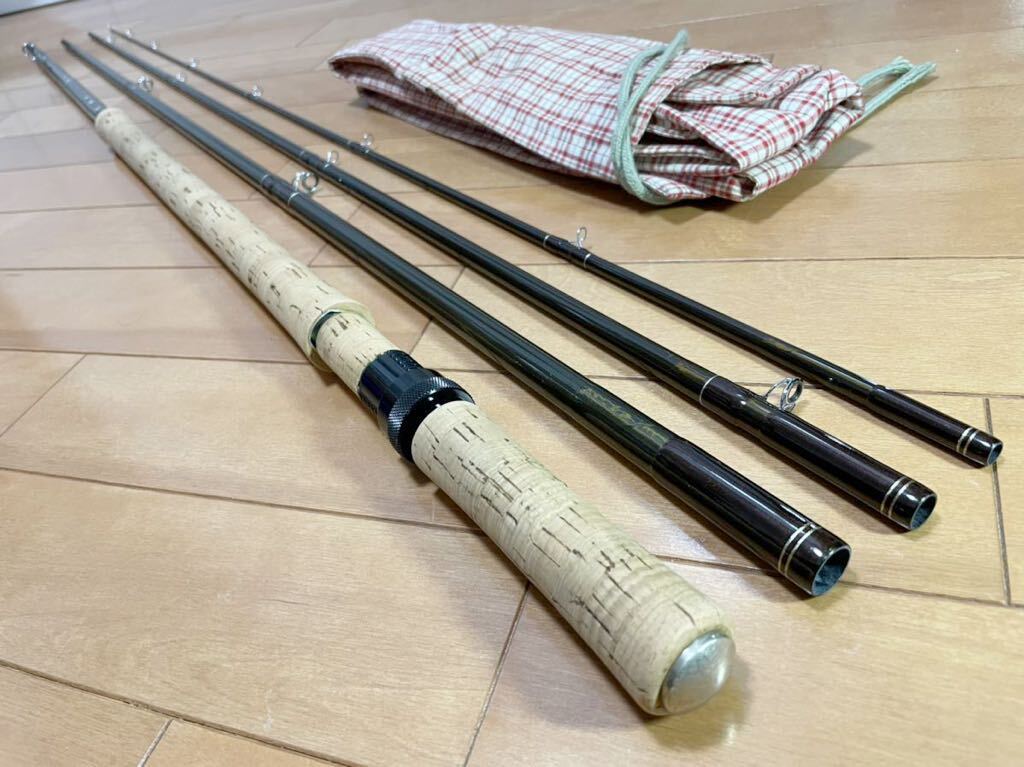 ★即決!稀少 SAGE セージ グラファイト3 GFL 10150-4B 15'0 #10 4ピース ダブルハンド 美品!オマケ袋付き 梱包費無料 スペイ ★拍卖