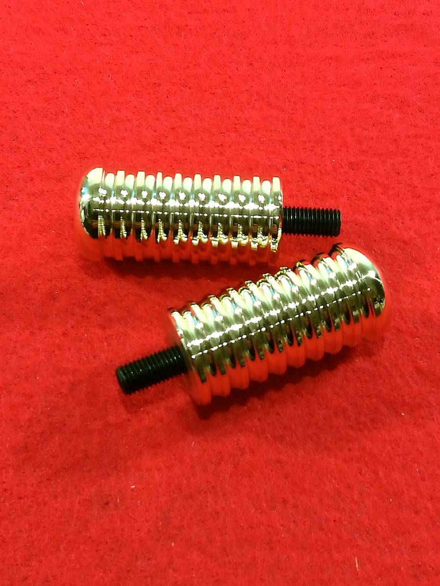 真鍮 シフト ペグ TYPE2 ブラス 2個セット ハーレー スポーツスター ショベル ダイナ チョッパー ボバー 4拍卖