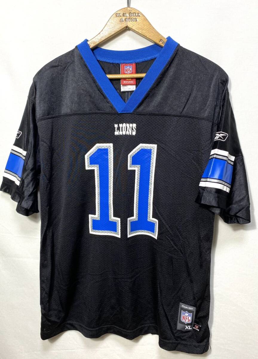 ■ 子供用 Reebok リーボック NFL PLAYERS LIONS ライオンズ R.WILLIAMS フットボール ユニフォーム サイズXL アメフト アメカジ 観戦 ■拍卖