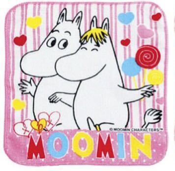 ムーミン ハンカチ ミニタオル 新品 ⑤拍卖