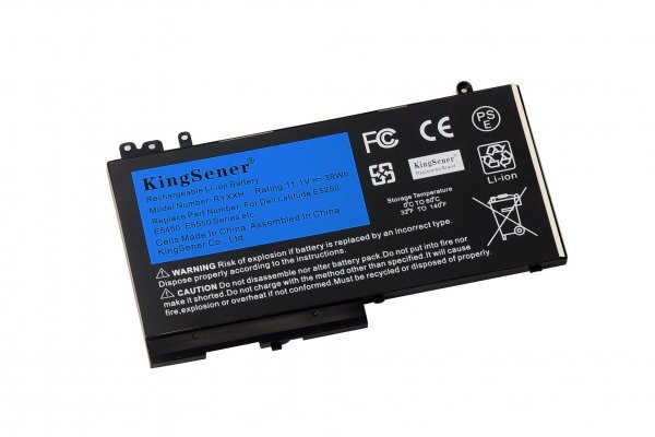 RYXXH 互換内蔵バッテリー Dell Latitude E5250 E5450 E5550 用 11.1V 38WH 9P4D2 5TFCY 3セル バッテリー拍卖