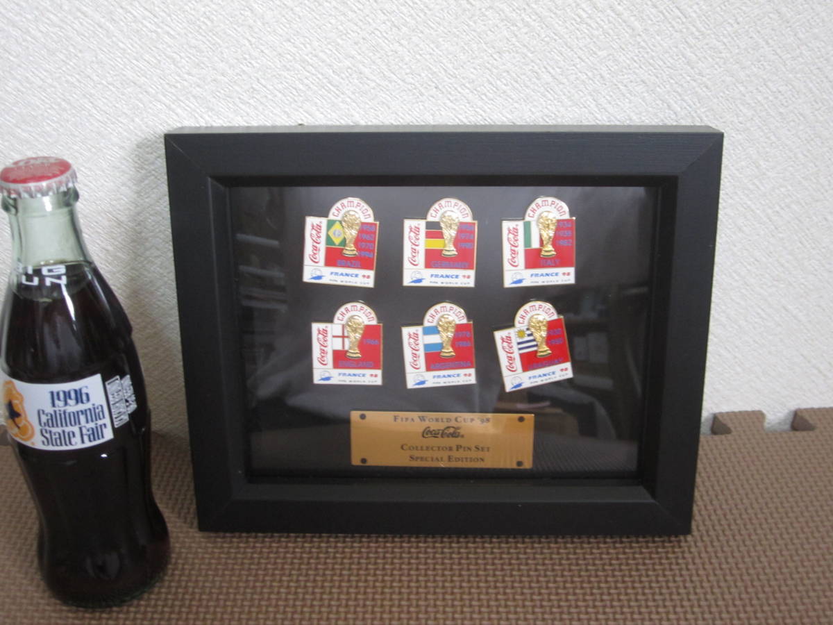 ★コカ・コーラ FIFA WORLD CUP 98年 ピン コレクションセット B ★未使用品整理 拍卖