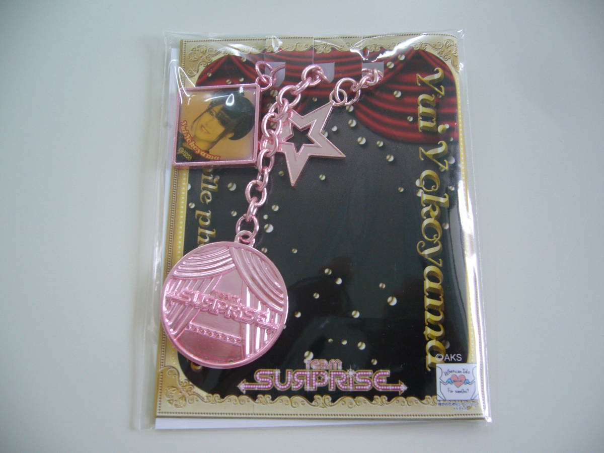 送料無料 AKB48 チームサプライズ モバイルフォンストラップ 横山由依 非売品拍卖