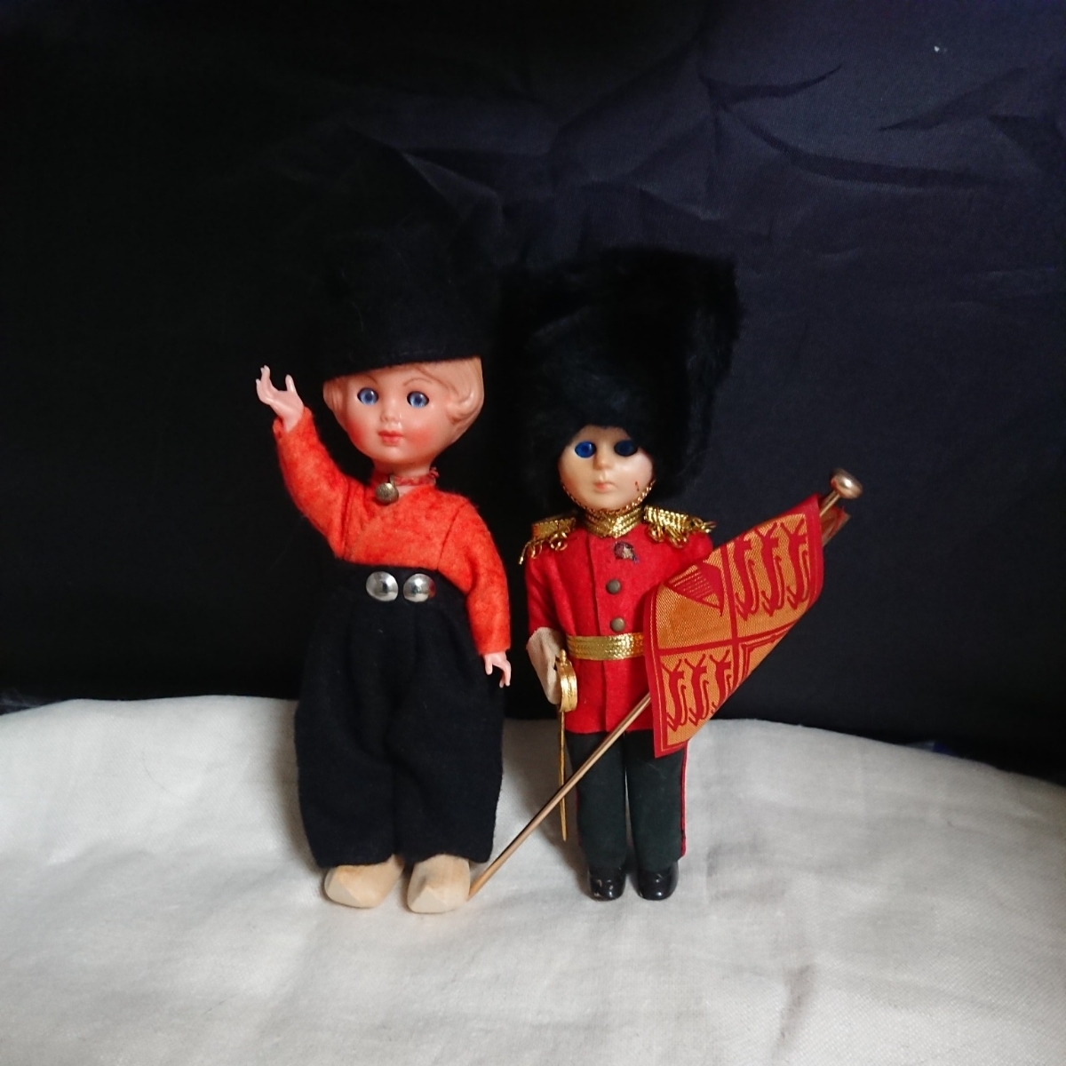 ◎イギリス◎兵隊◎人形◎ペア◎痛みあり◎Gー513拍卖