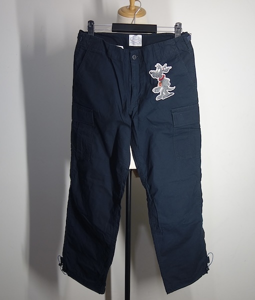 TK 新品近 希少 ショウナンボー Shonanbo リップストップ カーゴパンツ M ネイビー キャプテンサンタ拍卖