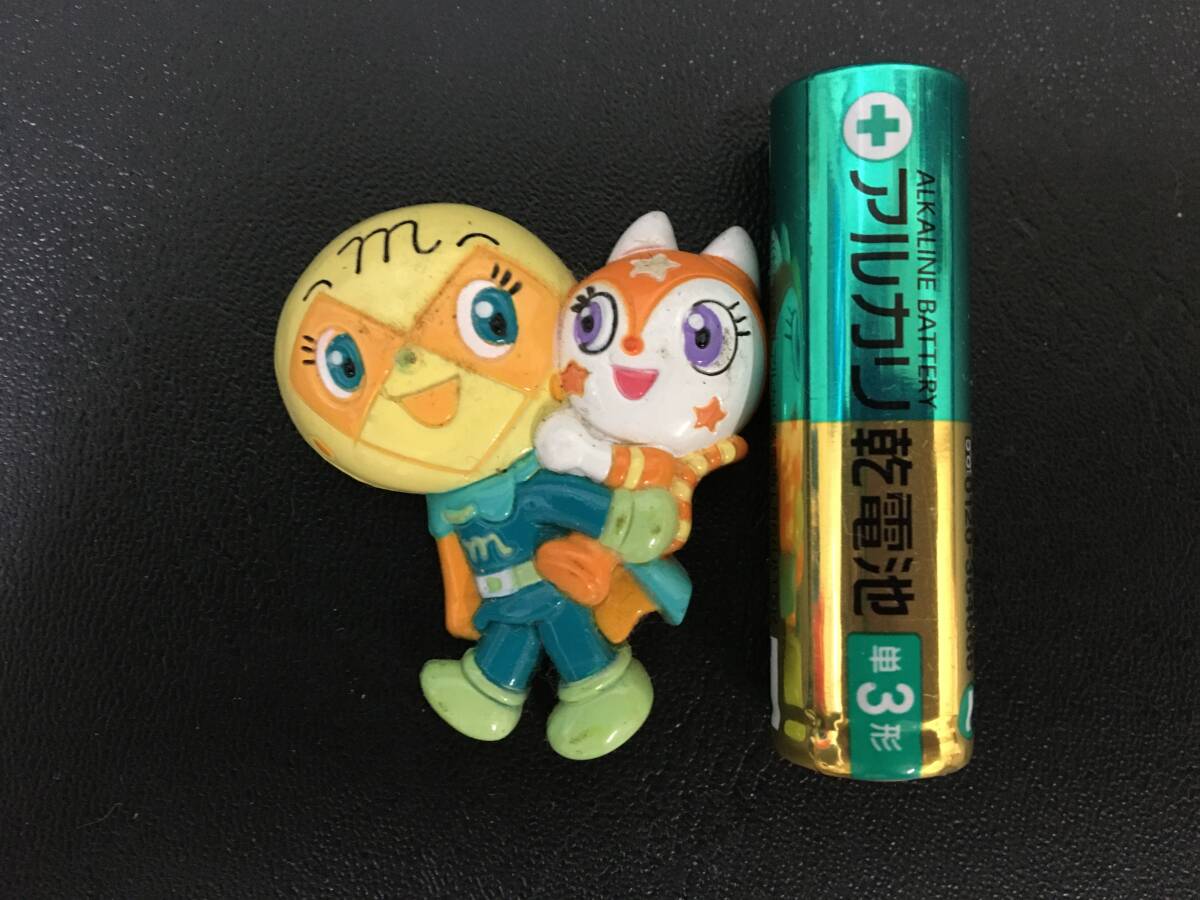 アンパンマン マグネット 「メロンパンマン・コキンちゃん」レトロ 磁石 冷蔵庫 メモ固定 (HA-1保管)拍卖