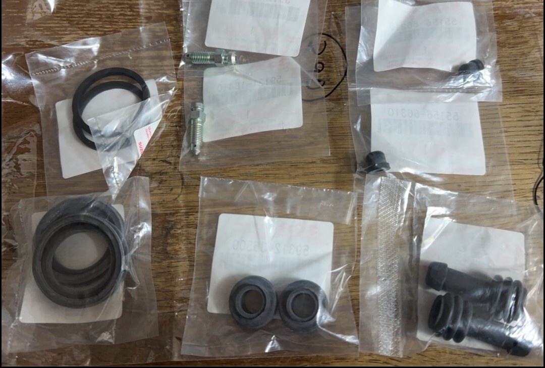 PAYPAY GSX400E ゴキ GSX400Eザリ国内2型GSX400F GSX400FSインパルス キャリパー オイルシール セットSUZUKI 純正 ダブルデイスク拍卖