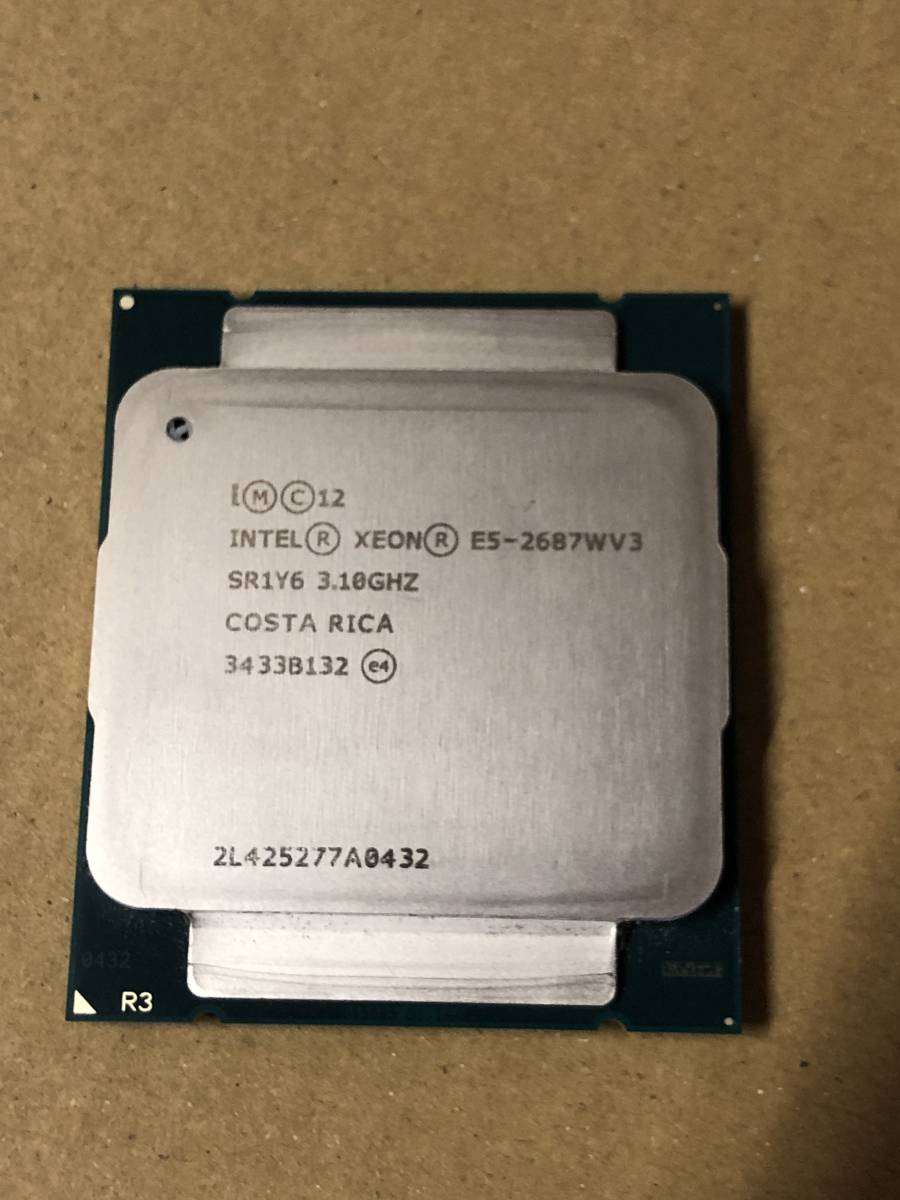 【中古パーツ】DELL poweredge R630 モデルの【CPU】E5-2687WV3 SR1Y6 3.10GHZ管:DELL poweredge R630のCPU①拍卖