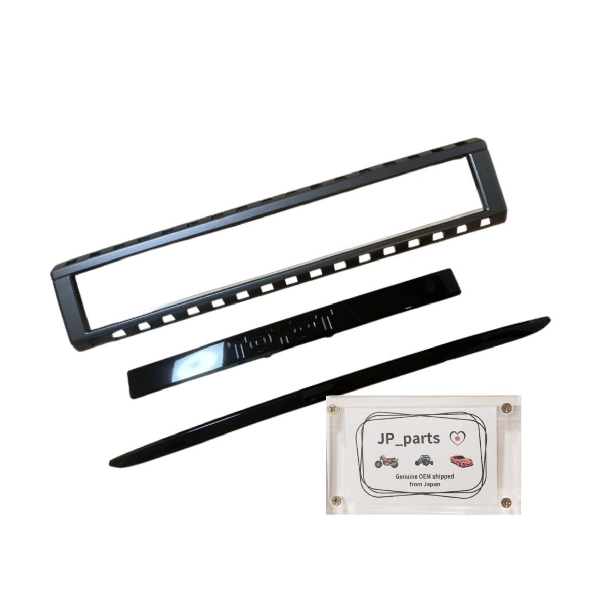 トヨタ ランドクルーザー250 ZX グリルモール フードモール バックドアガーニッシュ 純正 Ⅱ 送料無料 匿名配送 未使用 ヤ155拍卖