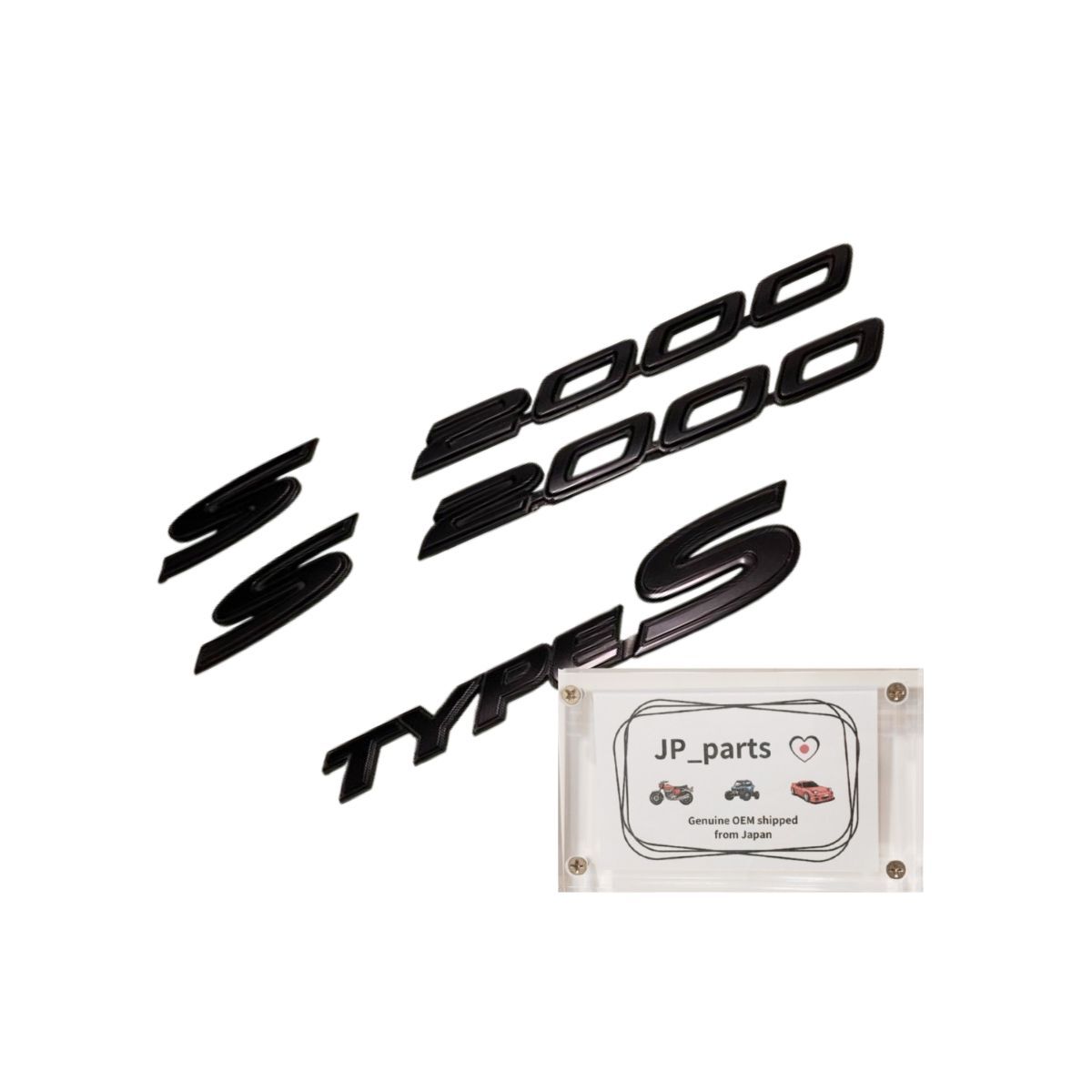 ホンダ純正 S2000 エンブレム 3個セット TYPE-S HONDA 未使用 ヤ122拍卖