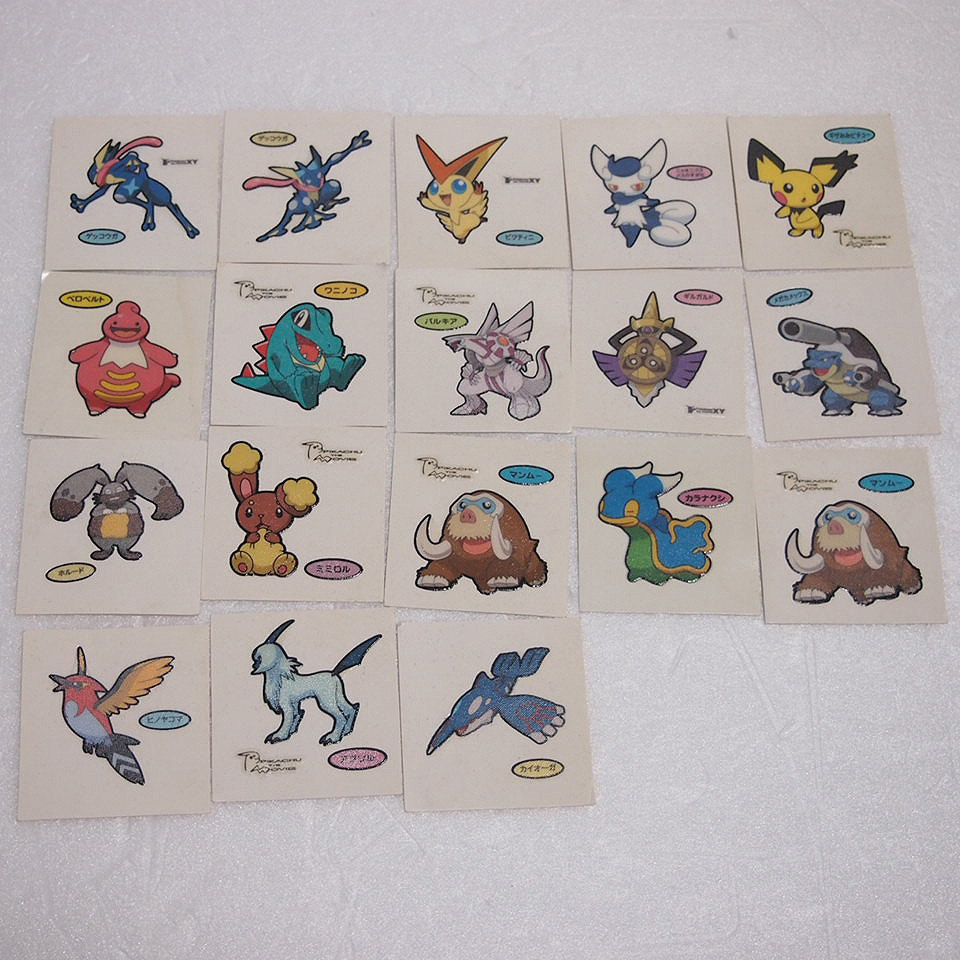 ポケモン デコキャラシール 18枚セット拍卖