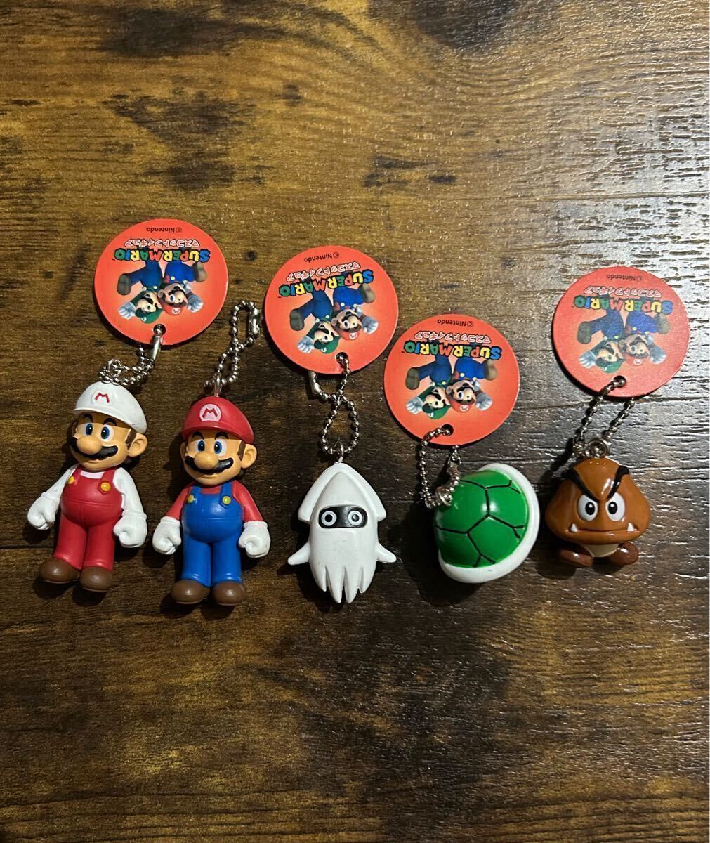 スーパーマリオ マスコットフィギュア 5個セット マリオ ファイアマリオ クリボー ゲッソー みどりこうら拍卖