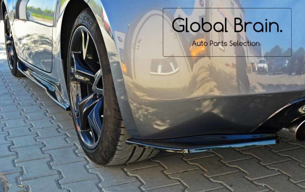 日産 370Z Z34 前期 フェアレディZ リア サイド スプリッター スパッツ / スポイラー バンパー アンダー ディフューザー拍卖