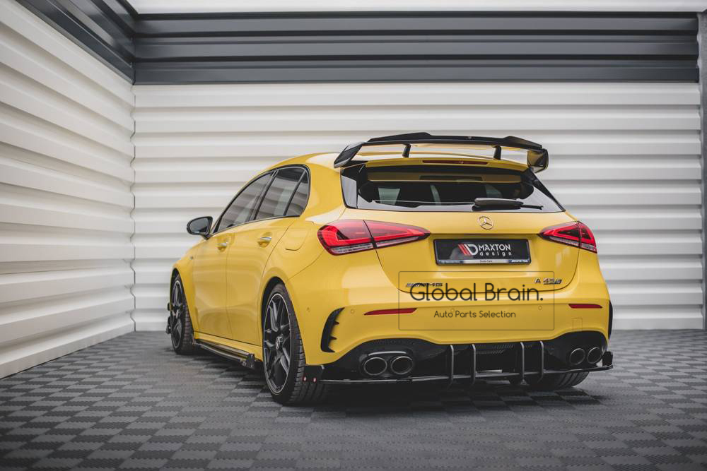メルセデスベンツ Aクラス W177 A45 AMG リア センター ディフューザー フィン / スプリッター スポイラー バンパー バランス レーシング拍卖