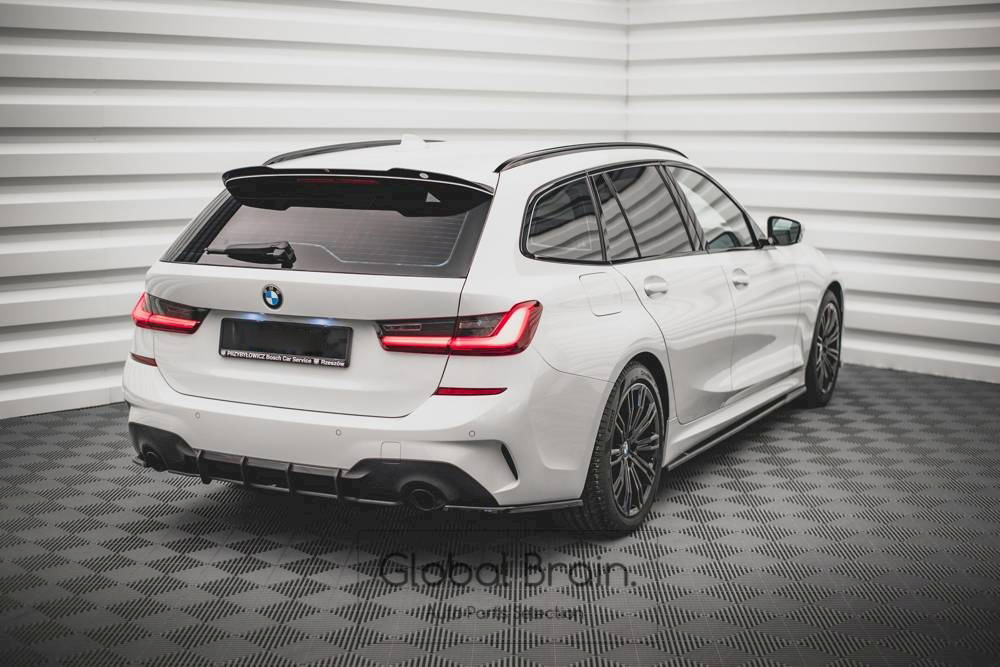 BMW 3シリーズ G20 G21 M-スポーツ (2018-) リア サイド スプリッター V2/ バンパー トリム アンダー カバー カナード エアロ拍卖