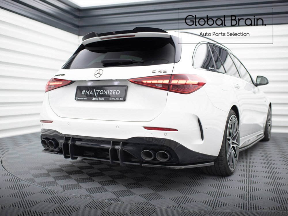 メルセデスベンツ Cクラス S206 C43 AMG リア ディフューザー フィン / リア スプリッター バランス アンダー レーシング拍卖