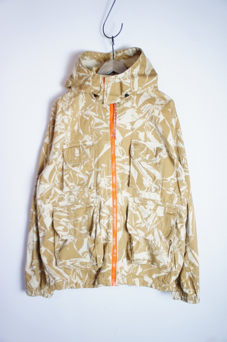美品22AW ARIESアリーズ アリエス FTAR71303 Cotton Crinkle Camo Removable Hood Cargo Jacket ジャケット カモフラージュ 迷彩815O▲拍卖
