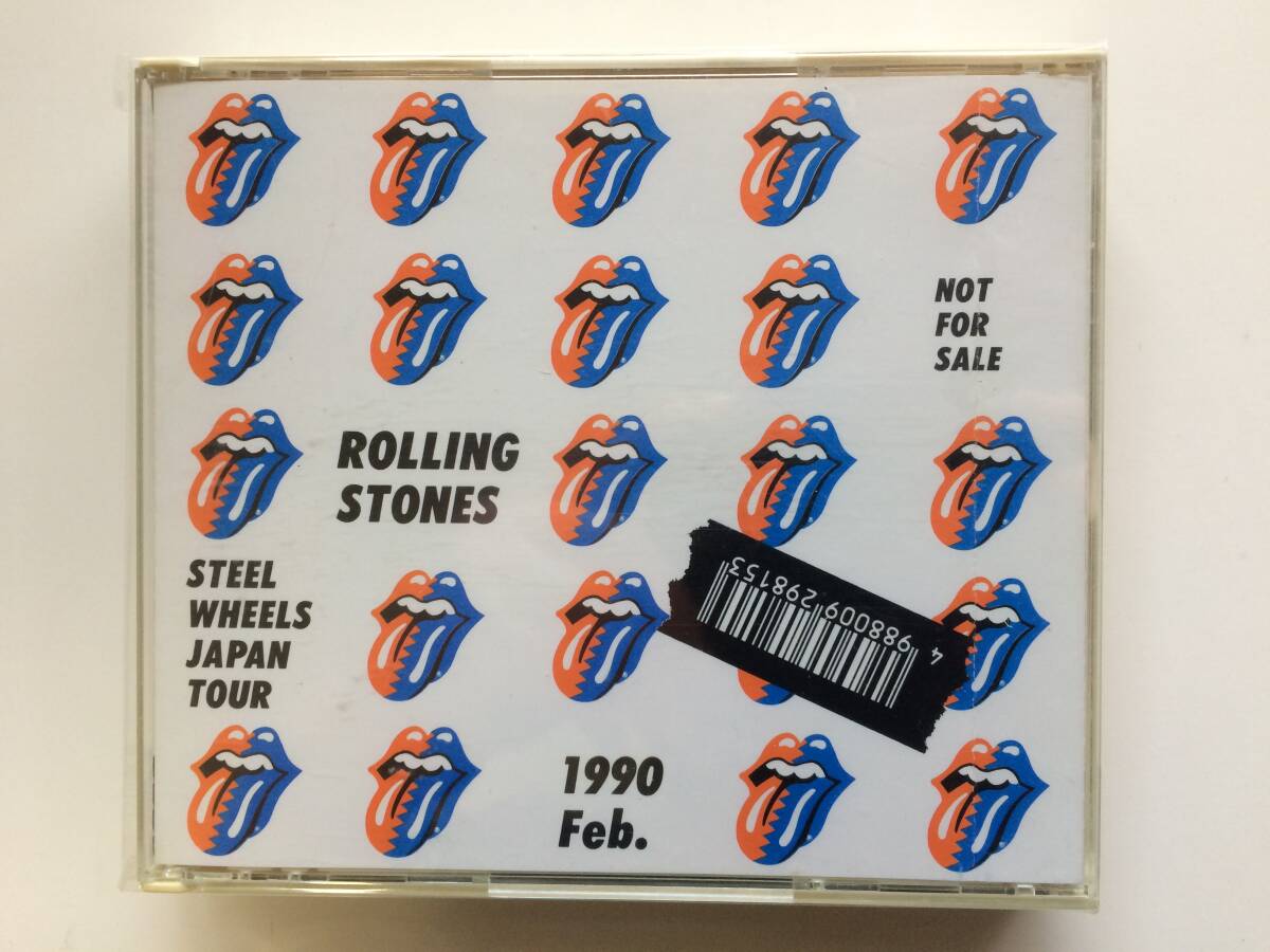〇THE ROLLING STONES, STEEL WHEELS JAPAN TOUR, 2CD, CBS SONY XDDP 93034~5, PROMO, SAMPLER NOT FOR SALE, 1990 FEB.拍卖