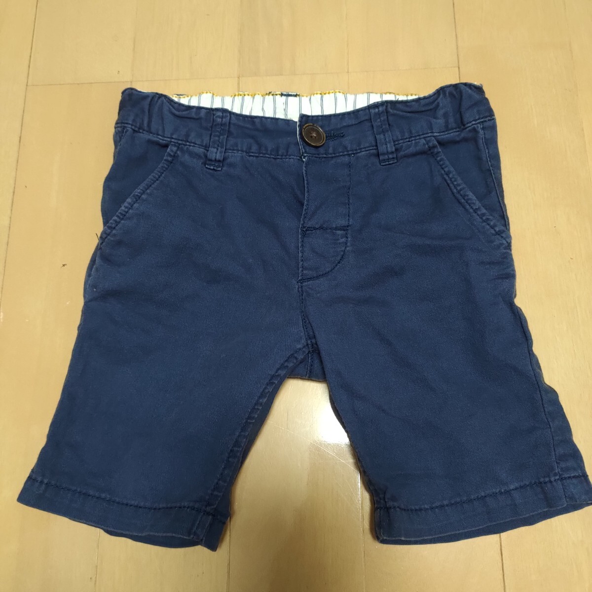 【H&M/エイチアンドエム】ハーフパンツ 80 紺 ネイビー 男の子拍卖