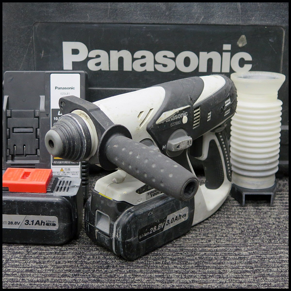 △D) Panasonic/パナソニック 充電式 ハンマードリル EZ7880 28.8V コードレス/ハンマドリル/穴あけ/木工/石膏拍卖