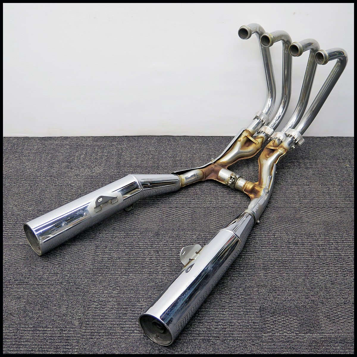 △HONDA/ホンダ 純正マフラー CB750 (HM MCN K1)の刻印あり バイク部品/バイクパーツ/フルエキゾースト/フルエキ拍卖