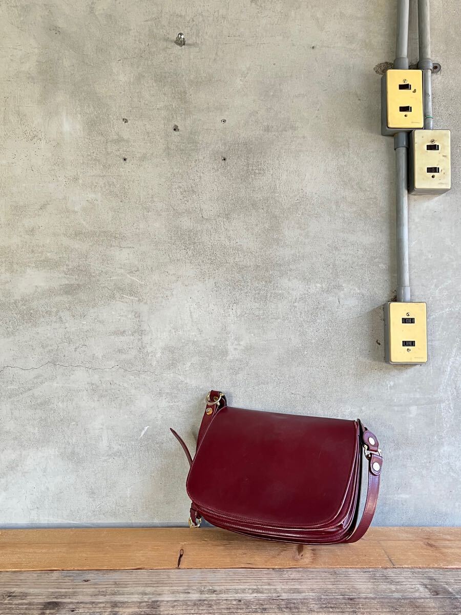 Vintage Cartier ビンテージ カルティエ レザーショルダーバッグ BAG ブランド 本革 古着 フランス French ユーロ ヨーロッパ EURO レア拍卖