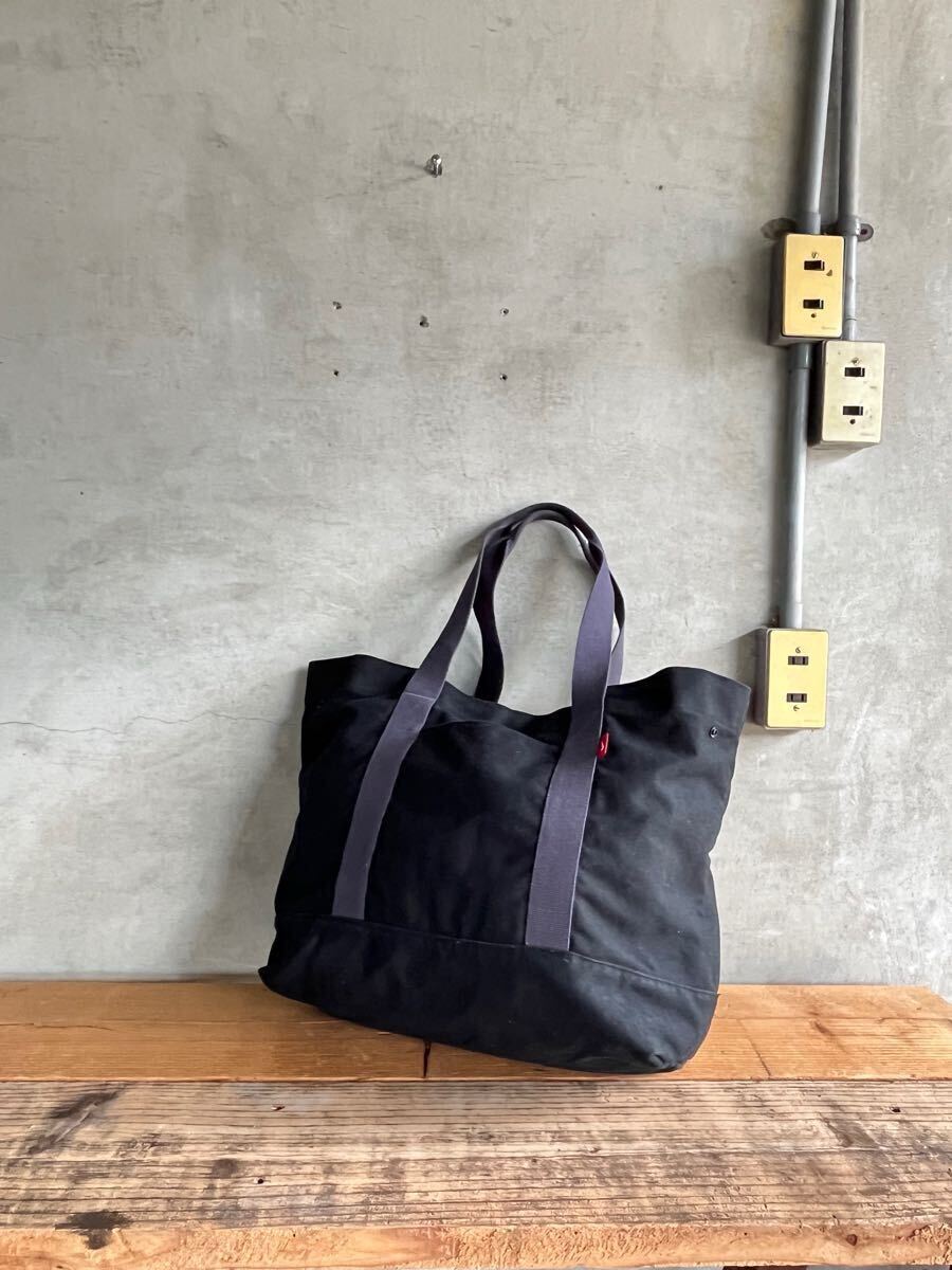 90s 90年代 00s 2000年代 ビンテージ NIKE ナイキ トートバッグ ブラック オレンジ タグ OLD スクール レア スケート ストリート 2トーン拍卖