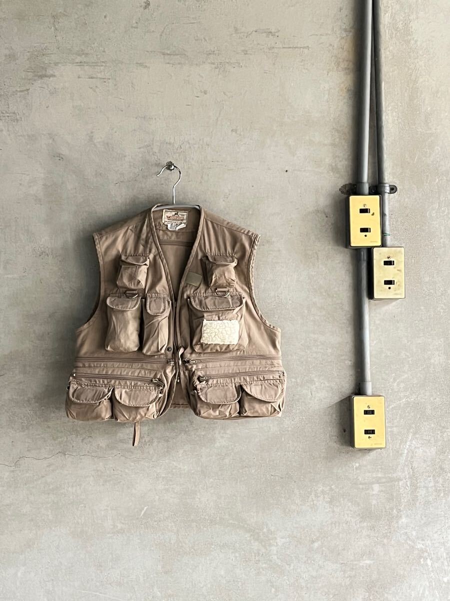 80s 80年代 90s 90年代 ビンテージ WOODFIELD ウッドフィールド フィッシングベスト アウトドア マルチポケット ハンティング レア ユーロ拍卖