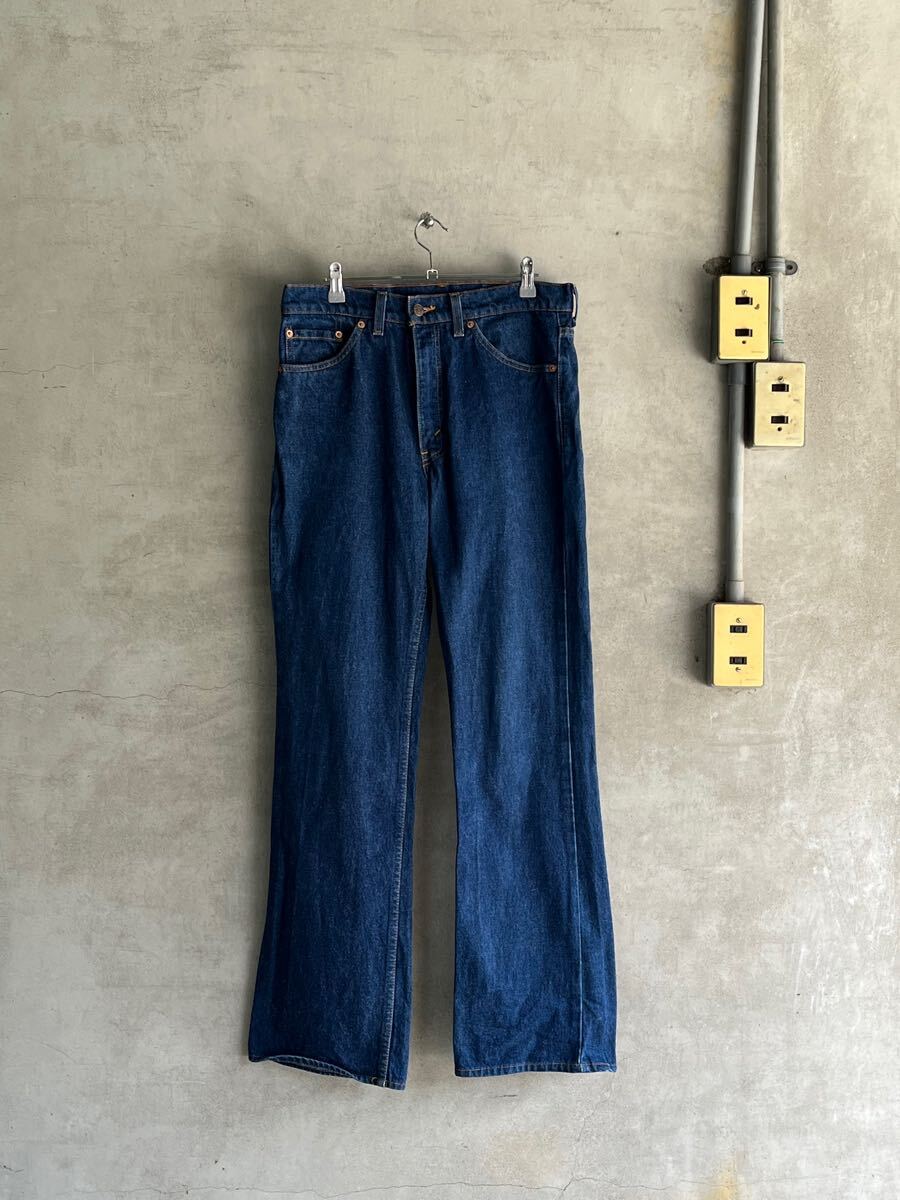90s 90年代 95年 USA製 濃紺 ビンテージ LEVIS リーバイス 517 ブーツカット デニムパンツ ジーンズ ジーパン アメリカ フレア 501 W32拍卖