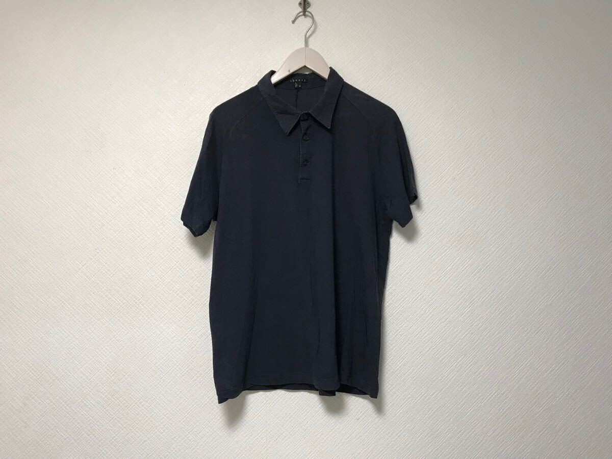 本物セオリーtheoryコットン半袖ポロシャツメンズサーフアメカジミリタリーストリートビジネススーツモードゴルフドレスグレー42ペルー製XL拍卖