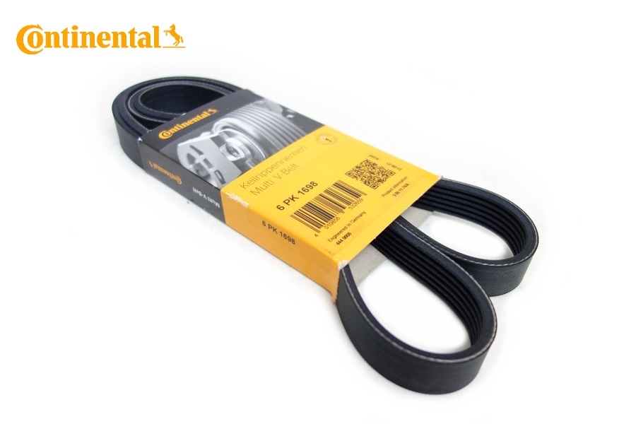 BMW F30 F31 320d N47 ディーゼルエンジン用 ファンベルト Vベルト 6PK1698 コンチネンタル製拍卖