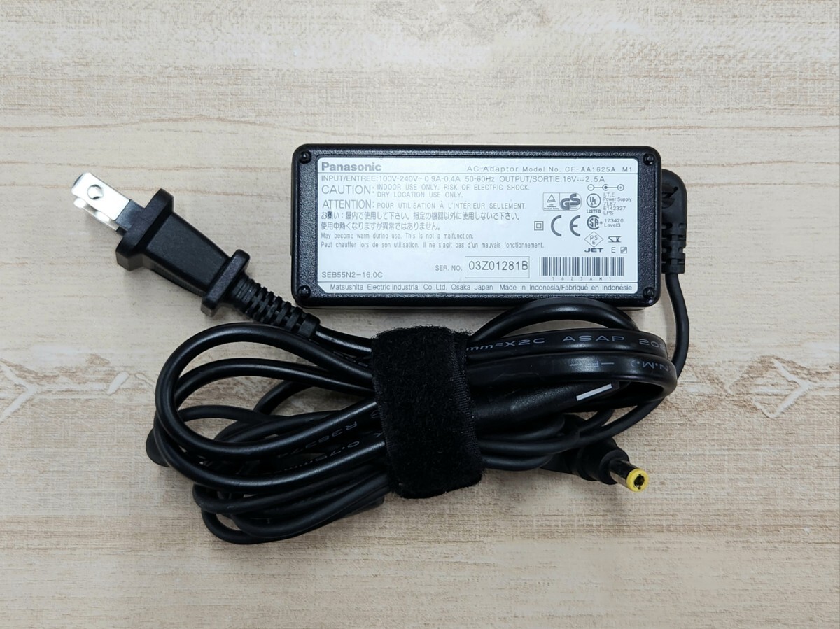 【送料無料】Panasonic 純正ACアダプター CF-AA1625A M1 16V 2.5A CF-W5/T5/R5/Y4/W4/T4/R4/Y2/W2/T2/R3/R2/T1シリーズ専用拍卖