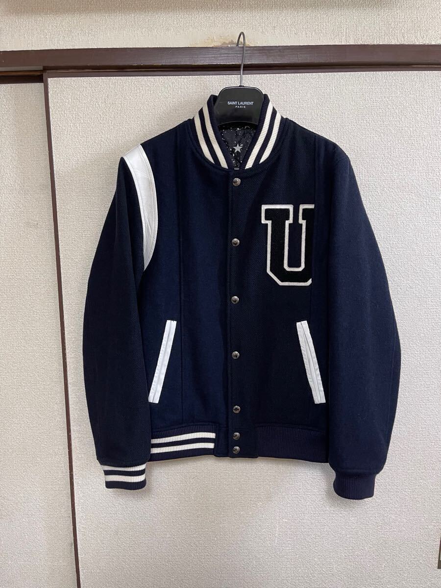 【即決】【良品】uniform experiment UE ユニフォームエクスペリメント SOPHNET ソフ STADIUM JACKET スタジャン ジャケット ブルゾン拍卖