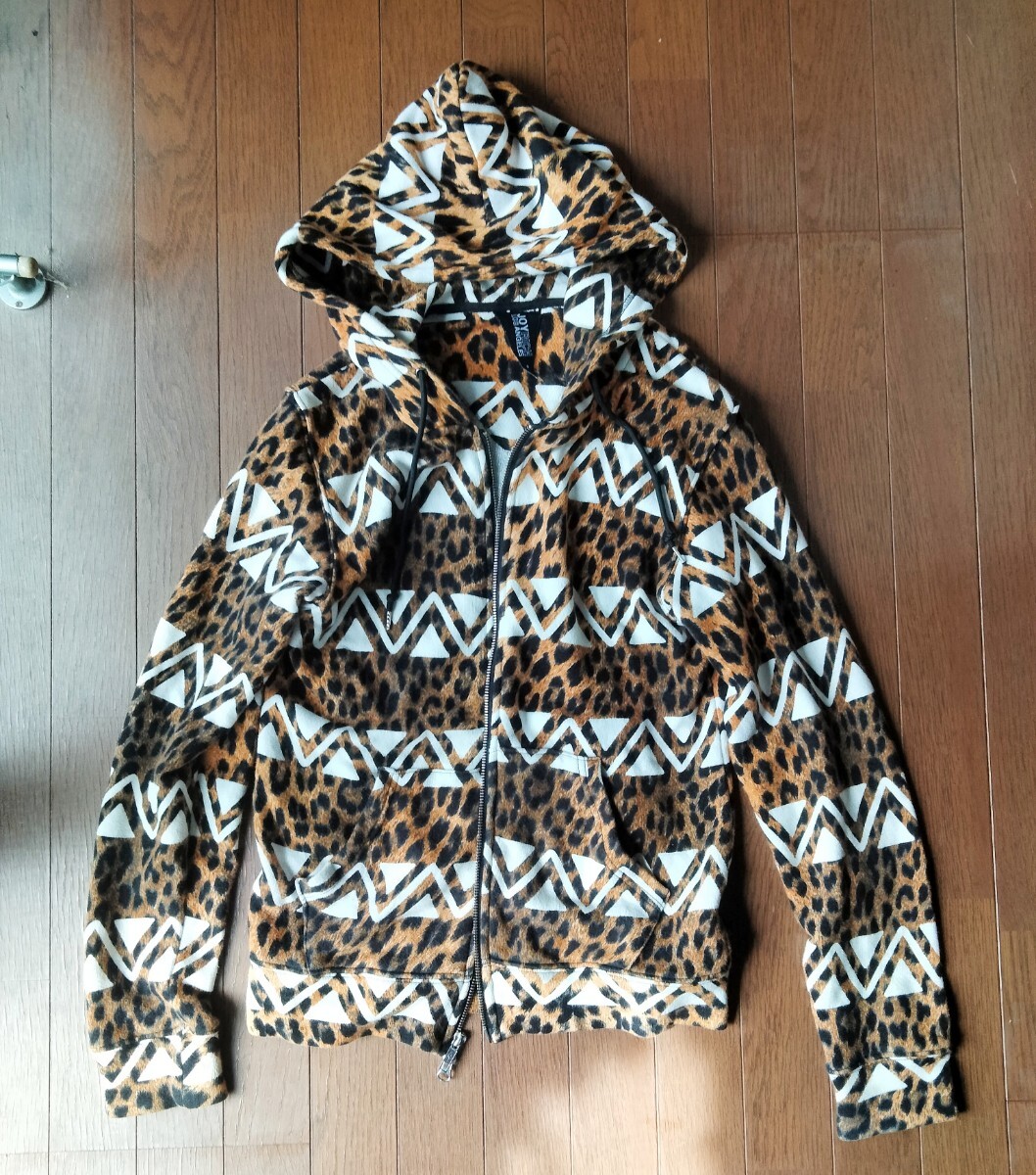 ジョイリッチ joyrich パーカー ジャンパー ブルゾン 総柄 レオパード ダブルジップアップ拍卖