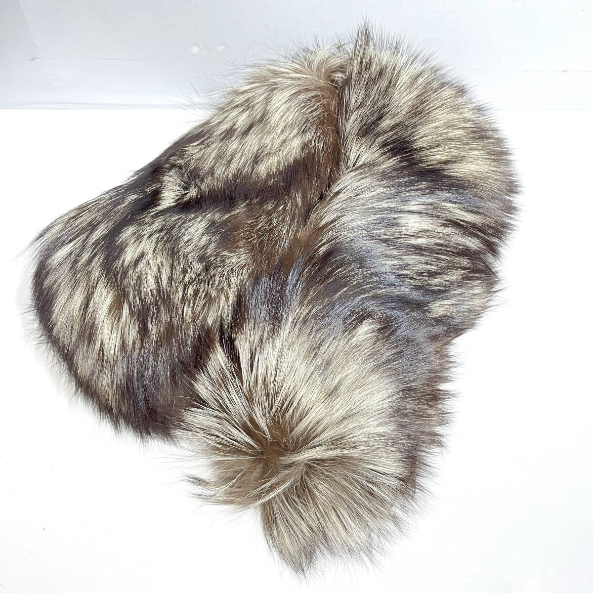 (志木)【美品】SAGAFURS/サガファーズ シルバーフォックス 全長約110cm 毛皮 ファー マフラー ティペット (o)0222Q拍卖