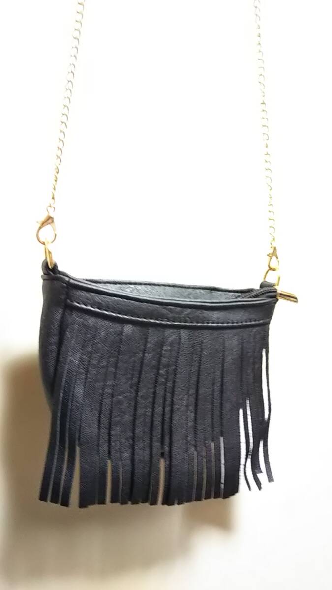 ☆anapmimpiチェーンフリンジミニポーチ☆新品タグ付き自宅保管財布拍卖