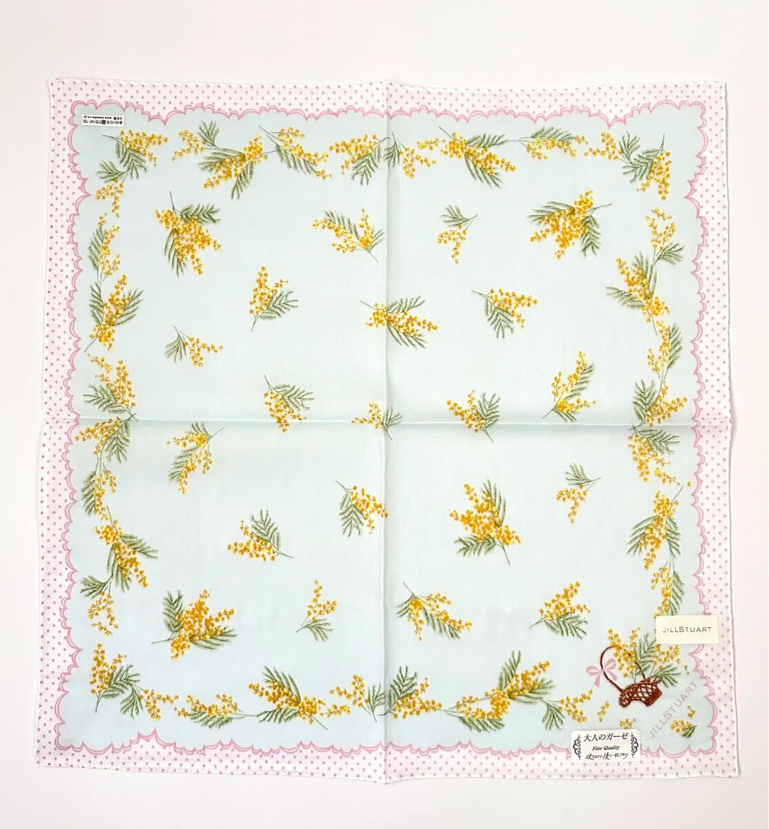 新品 ジルスチュアート ミモザプリント ハンカチ JILL STUART拍卖