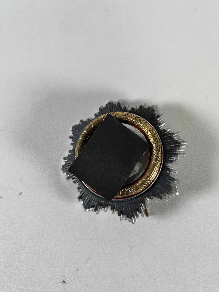 レプリカ 第二次世界大戦 ドイツ軍 ジャーマンクロス ドイツ十字章 ゴールド 高品質レプリカ B拍卖