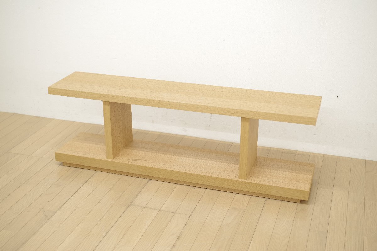 モデルハウス展示品 KASHIWA 柏木工 THE SELECTIONシリーズ シェルフ テレビボード ローボード オーク材 シンプル モダン リビング拍卖