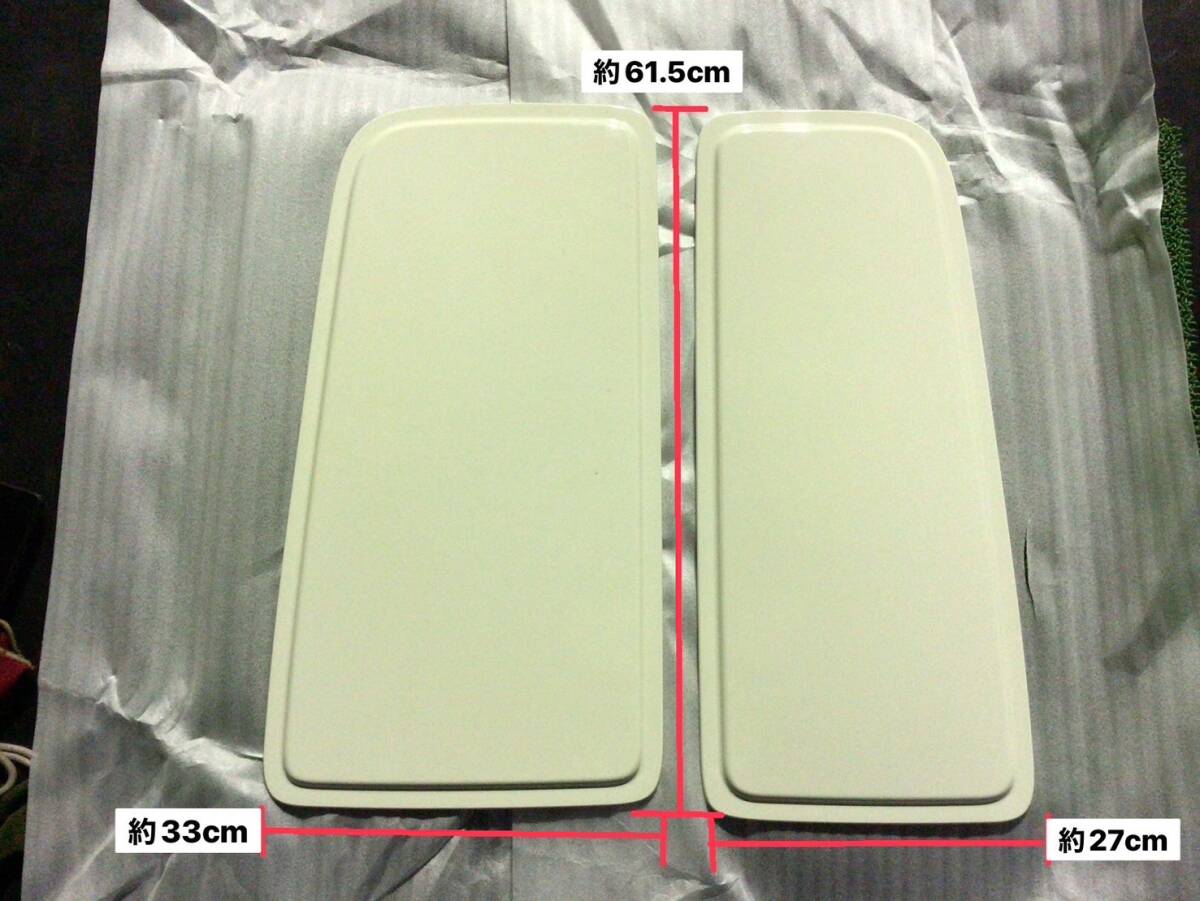 日野 純正白 クウォーター ガーニッシュ パネル 左右セット E 241026 ④ 即日発送可 新車外し プロフィア レンジャー 120s拍卖