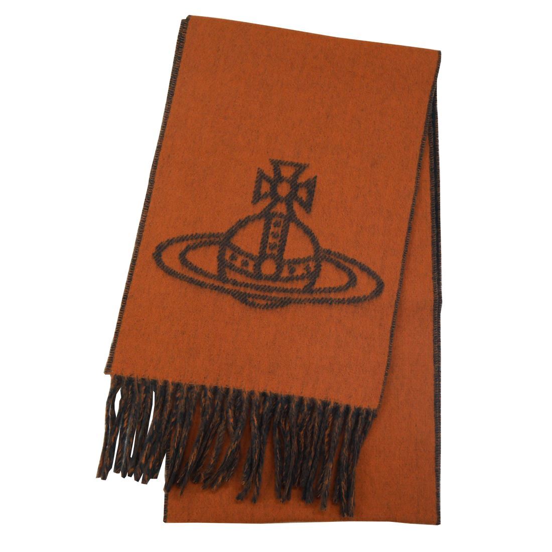 マフラー ヴィヴィアンウエストウッド 約25×185cm 24-81030006-W00ZH-C409/TERRACOTTA/7353/送料無料拍卖